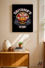 One Punch Man Saitama Gym Poster Duvar Tablosu, Anime Severlere Özel Hediye - Görsel 8
