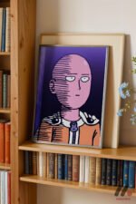One Punch Man Saitama Poster Duvar Tablosu, Anime Severlere Özel Hediye - Görsel 5