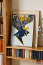 Pokemon Pikachu Şehir Poster Duvar Tablosu, Anime Severlere Özel Hediye - Görsel 2