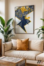 Pokemon Pikachu Şehir Poster Duvar Tablosu, Anime Severlere Özel Hediye - Görsel 6