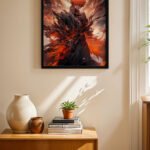 Bleach Ichigo Poster Duvar Tablosu, Anime Severlere Özel Hediye