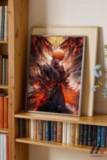 Bleach Ichigo Poster Duvar Tablosu, Anime Severlere Özel Hediye - Görsel 2