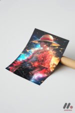 One Piece Luffy Uzay Poster Duvar Tablosu, Anime Severlere Özel Hediye - Görsel 7