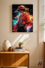 One Piece Luffy Uzay Poster Duvar Tablosu, Anime Severlere Özel Hediye - Görsel 8
