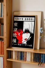 Tokyo Ghoul Poster Duvar Tablosu, Anime Severlere Özel Hediye - Görsel 9