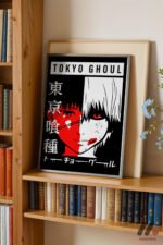 Tokyo Ghoul Poster Duvar Tablosu, Anime Severlere Özel Hediye - Görsel 5