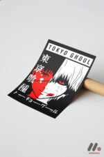 Tokyo Ghoul Poster Duvar Tablosu, Anime Severlere Özel Hediye