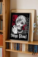 Tokyo Ghoul Kaneki Poster Duvar Tablosu, Anime Severlere Özel Hediye - Görsel 2