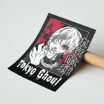 Tokyo Ghoul Kaneki Poster Duvar Tablosu, Anime Severlere Özel Hediye