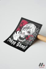 Tokyo Ghoul Kaneki Poster Duvar Tablosu, Anime Severlere Özel Hediye - Görsel 7