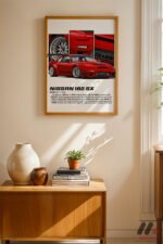 Nissan 180SX JDM Araba Posteri Duvar Tablosu, Oto Severlere Özel Hediye - Görsel 4