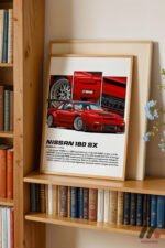 Nissan 180SX JDM Araba Posteri Duvar Tablosu, Oto Severlere Özel Hediye - Görsel 5
