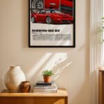 Nissan 180SX JDM Araba Posteri Duvar Tablosu, Oto Severlere Özel Hediye