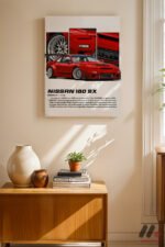Nissan 180SX JDM Araba Posteri Duvar Tablosu, Oto Severlere Özel Hediye - Görsel 8