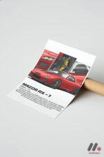 Mazda RX-7 JDM Araba Posteri Duvar Tablosu, Oto Severlere Özel Hediye - Görsel 7