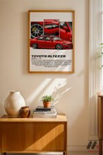 Toyota Altezza JDM Araba Posteri Duvar Tablosu, Oto Severlere Özel Hediye - Görsel 4