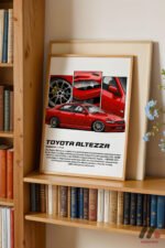 Toyota Altezza JDM Araba Posteri Duvar Tablosu, Oto Severlere Özel Hediye - Görsel 5