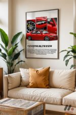 Toyota Altezza JDM Araba Posteri Duvar Tablosu, Oto Severlere Özel Hediye - Görsel 3