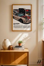 Toyota Supra MK4 JDM Poster Duvar Tablosu, Oto Severlere Özel Hediye - Görsel 4