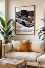 Toyota Supra MK4 JDM Poster Duvar Tablosu, Oto Severlere Özel Hediye - Görsel 6