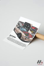 Toyota Supra MK4 JDM Poster Duvar Tablosu, Oto Severlere Özel Hediye - Görsel 7