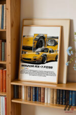 Mazda RX-7 FD3S JDM Poster Duvar Tablosu, Oto Severlere Özel Hediye - Görsel 5