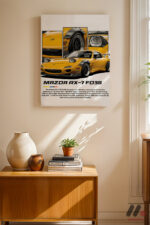 Mazda RX-7 FD3S JDM Poster Duvar Tablosu, Oto Severlere Özel Hediye - Görsel 8