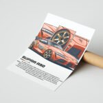 Toyota Supra A90 JDM Poster Duvar Tablosu, Oto Severlere Özel Hediye