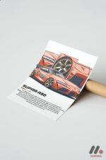 Toyota Supra A90 JDM Poster Duvar Tablosu, Oto Severlere Özel Hediye