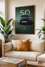 Ford Mustang Bullitt Poster Duvar Tablosu, Oto Severlere Özel Hediye - Görsel 6