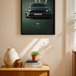 Ford Mustang Bullitt Poster Duvar Tablosu, Oto Severlere Özel Hediye