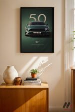 Ford Mustang Bullitt Poster Duvar Tablosu, Oto Severlere Özel Hediye