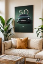 Ford Mustang Bullitt Poster Duvar Tablosu, Oto Severlere Özel Hediye - Görsel 6
