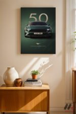 Ford Mustang Bullitt Poster Duvar Tablosu, Oto Severlere Özel Hediye - Görsel 8