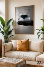 Chevrolet Corvette Stingray 1967 Duvar Tablosu, Oto Severlere Özel Hediye - Görsel 10