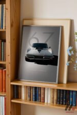 Chevrolet Corvette Stingray 1967 Duvar Tablosu, Oto Severlere Özel Hediye - Görsel 5