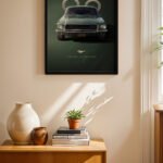 Ford Mustang Bullitt 1968 Poster Duvar Tablosu, Oto Severlere Özel Hediye