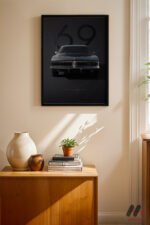 Dodge Charger 1969 Muscle Car Duvar Tablosu, Oto Severlere Özel Hediye