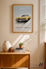 Cadillac Eldorado 1967 Klasik Araba Duvar Tablosu, Oto Severlere Özel Hediye - Görsel 8