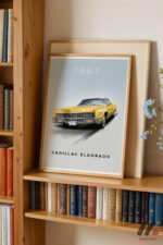 Cadillac Eldorado 1967 Klasik Araba Duvar Tablosu, Oto Severlere Özel Hediye - Görsel 9