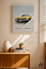 Cadillac Eldorado 1967 Klasik Araba Duvar Tablosu, Oto Severlere Özel Hediye - Görsel 2