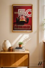 Formula 1 Şampiyonları 1950-1959 Duvar Tablosu, Oto Severlere Özel Hediye - Görsel 4