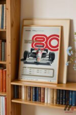 Formula 1 Şampiyonları 1980-1989 Duvar Tablosu, Oto Severlere Özel Hediye - Görsel 5