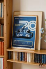 Formula 1 Şampiyonları 1970-1979 Duvar Tablosu, Oto Severlere Özel Hediye - Görsel 5