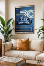 Formula 1 Şampiyonları 1970-1979 Duvar Tablosu, Oto Severlere Özel Hediye - Görsel 6