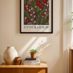 Flower Market Stockholm Posteri Duvar Tablosu, Ev Dekorasyonu