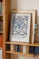William Morris Wallflower Deseni Duvar Tablosu, Ev Dekorasyonu - Görsel 2
