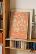 William Morris Wild Tulip Deseni Duvar Tablosu, Ev Dekorasyonu - Görsel 2