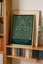 William Morris Flower Garden Deseni Duvar Tablosu, Ev Dekorasyonu - Görsel 5