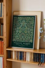 William Morris Flower Garden Deseni Duvar Tablosu, Ev Dekorasyonu - Görsel 2